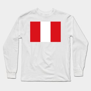 Flag of Peru Long Sleeve T-Shirt